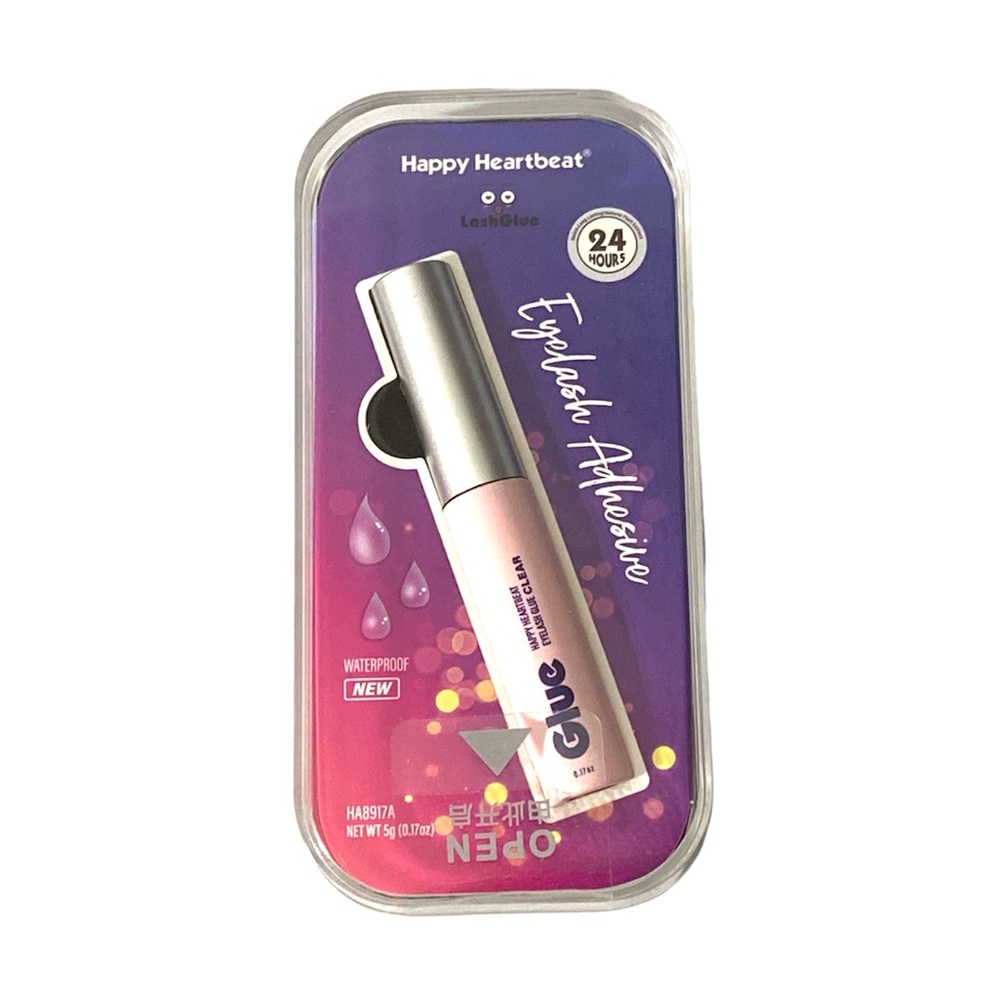 Happy Heart Eyelash Adhesive Clear Glue Waterproof 5g 1 Piece